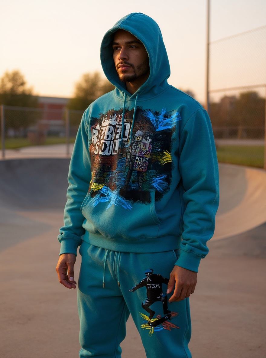 Luxury French Terry 2-Piece Sports Set