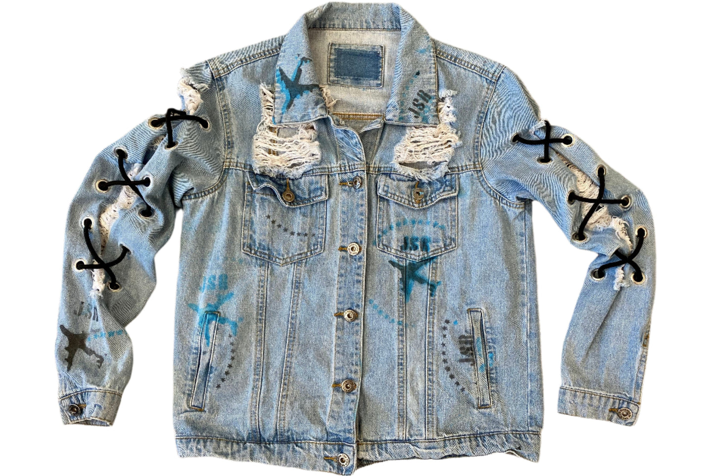 Distressed Denim Jacket