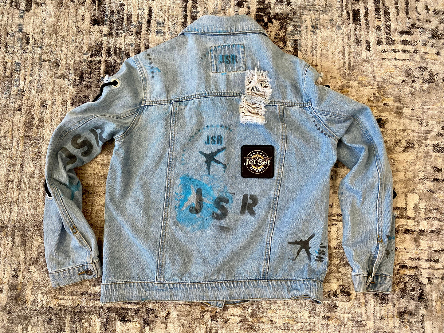 Distressed Denim Jacket
