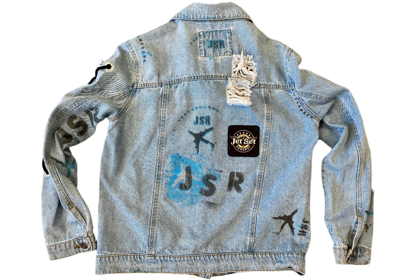 Distressed Denim Jacket