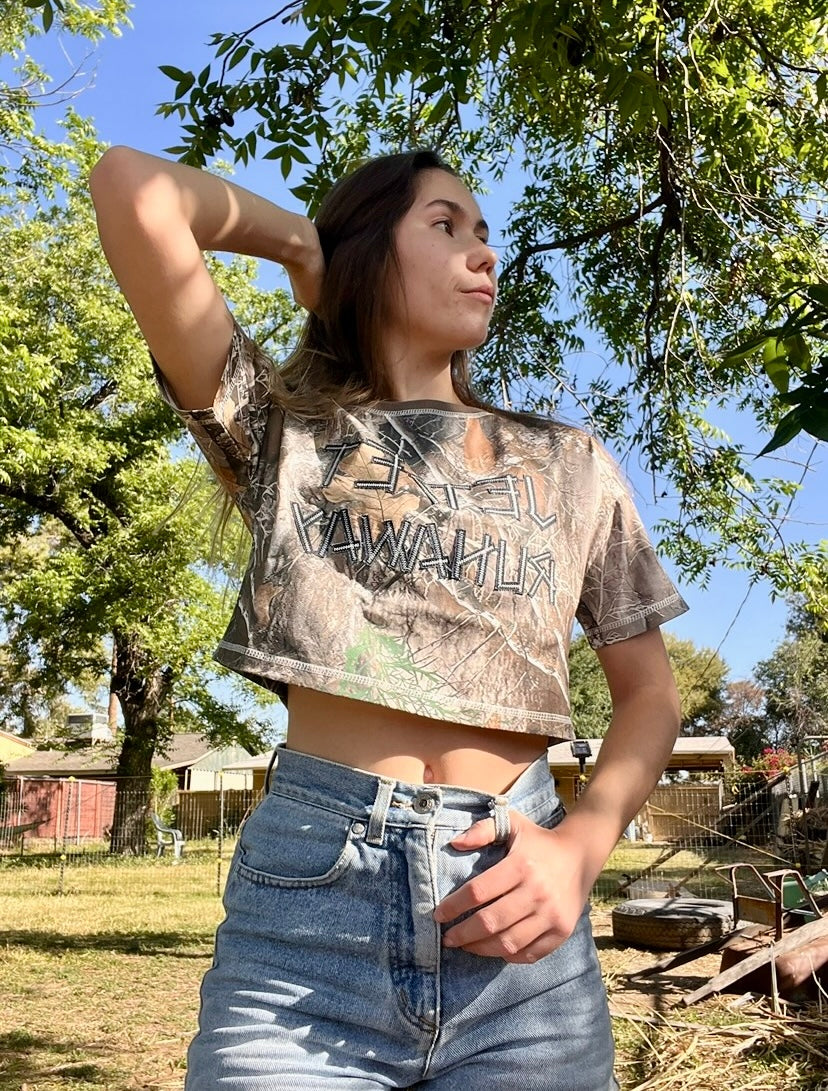 JSR Camo Crop Top