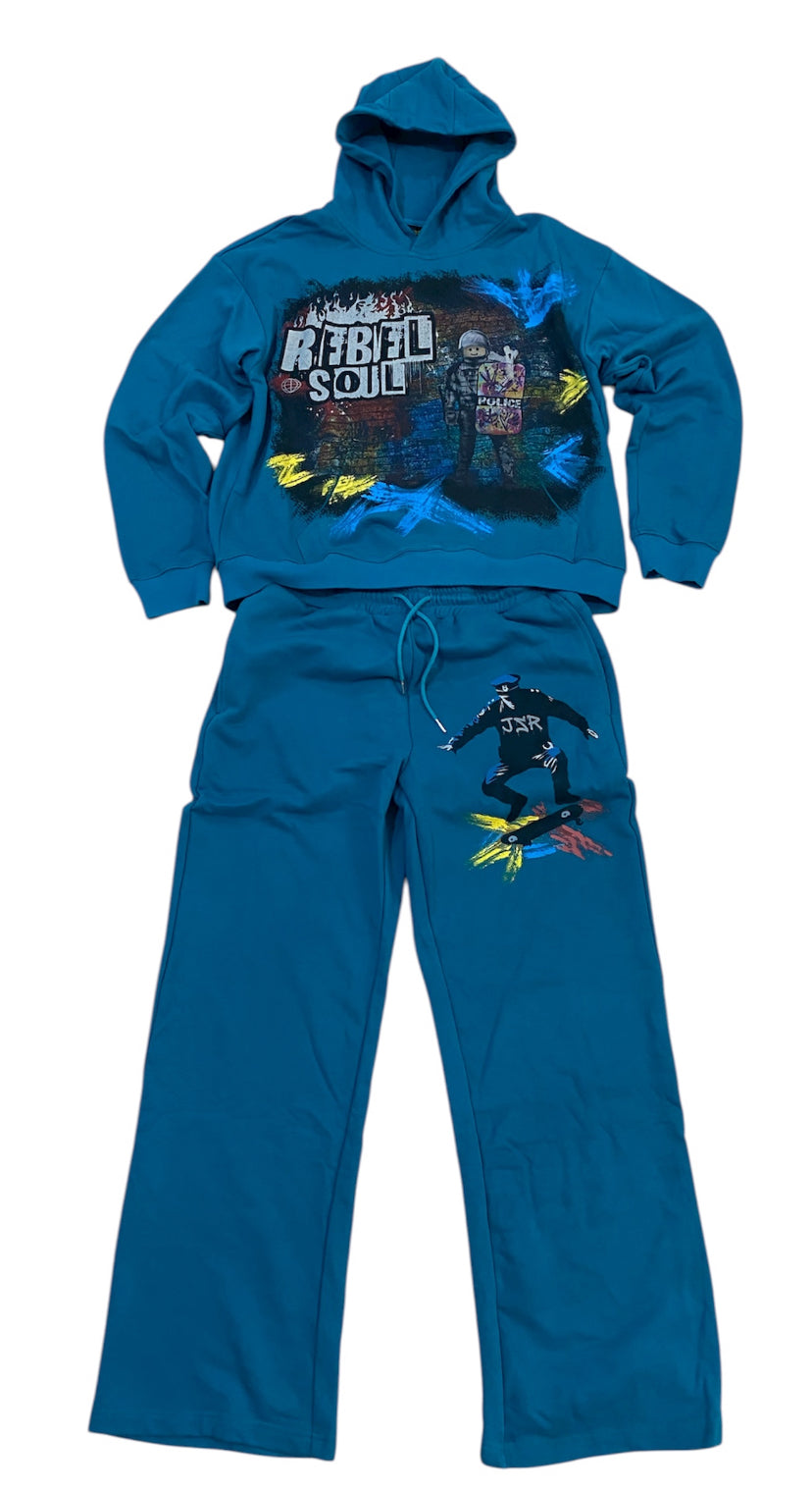 Luxury French Terry 2-Piece Sports Set